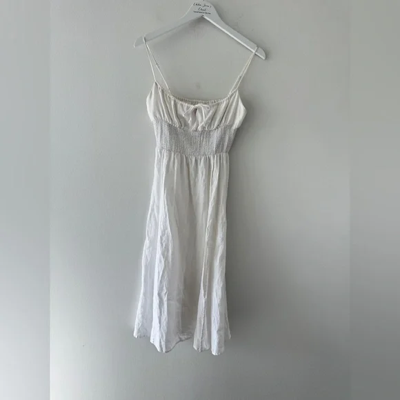 buttercream midi dress Buttercup Yellow A-Line Casual Summer Midi Dress Buttercup / Medium